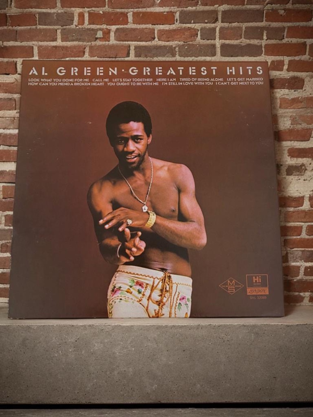 A Green Greatest Hits Vinyl Record